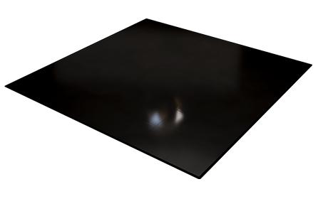 Black wedding dance floor rental