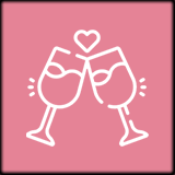 Aisle Chair Floral with Drapery Aisle Chair Floral with Drapery Black, Orange, and Deep Purple (Set of 8) (Set of 8)